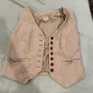 cute tan vest